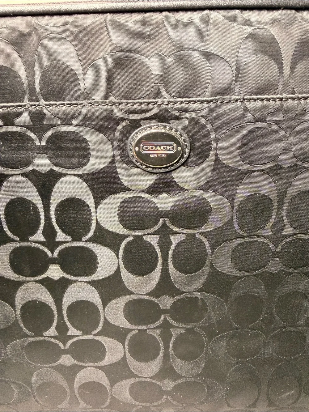 Coach laptop briefcase
